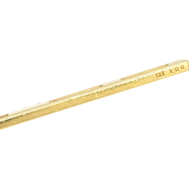ノンブランド NON BRAND クロスモチーフ ダイヤモンド イエローゴールド K18YG ダイヤモンド ペンダントトップ 十字架 18K 750 YG ネックレストップ 60石 60P ラウンドブリリアント ラージ