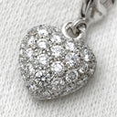 カルティエ Cartier ハート パヴェダイヤ ホワイトゴールド K18WG チャーム 750 18K WG ダイア ペンダントトップ