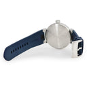 腕時計 ルイヴィトン LOUIS VUITTON タンブール GMT Q113M 自動巻き メンズ シルバー デイト アラビア バー デュアルタイム