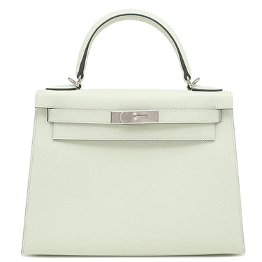 エルメス HERMES ケリー28 外縫い ヴェールフィズ ヴォーエプソン 2WAYバッグ シルバー金具 ハンドバッグ ショルダー