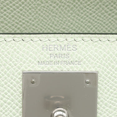 エルメス HERMES ケリー28 外縫い ヴェールフィズ ヴォーエプソン 2WAYバッグ シルバー金具 ハンドバッグ ショルダー