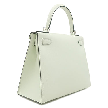 エルメス HERMES ケリー28 外縫い ヴェールフィズ ヴォーエプソン 2WAYバッグ シルバー金具 ハンドバッグ ショルダー
