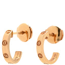カルティエ Cartier ラブ LOVE フープピアス SM B8029000 ピンクゴールド K18PG ピアス ミニラブ 750 18K PG RG