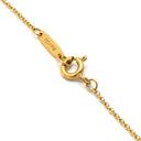 ティファニー Tiffany & Co ミニクロス ダイヤ ペンダント イエローゴールド K18YG ダイヤモンド ネックレス T&Co. Au750 18K 18金 11P 11石 十字架 クロス ロザリオ