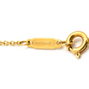 ティファニー Tiffany & Co ミニクロス ダイヤ ペンダント イエローゴールド K18YG ダイヤモンド ネックレス T&Co. Au750 18K 18金 11P 11石 十字架 クロス ロザリオ