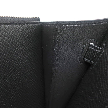 エルメス HERMES ケリーウォレット ロング トゥーゴー ブラック ヴォーエプソン 長財布 シルバー金具 黒
