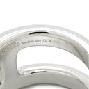 エルメス HERMES オスモズ GM シルバー シルバー925 #53(JP13) リング 指輪 アクセサリー AG925 Hモチーフ 13号
