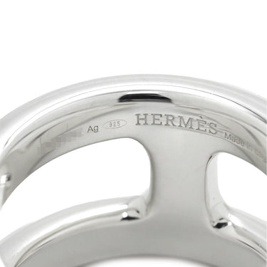 エルメス HERMES オスモズ GM シルバー シルバー925 #53(JP13) リング 指輪 アクセサリー AG925 Hモチーフ 13号