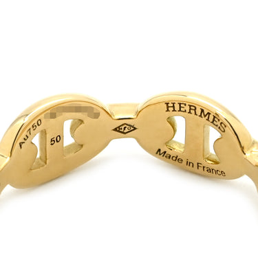 エルメス HERMES シェーヌダンクル アンシェネ PM イエローゴールド K18YG #50(JP10) リング 指輪 750 18K YG 9.5号