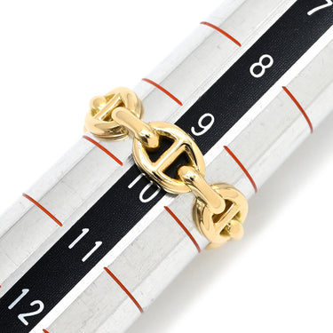 エルメス HERMES シェーヌダンクル アンシェネ PM イエローゴールド K18YG #50(JP10) リング 指輪 750 18K YG 9.5号