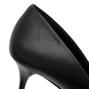 エルメス HERMES マジェステ 60 H261046Z ブラック レザー 36 パンプス シルバー金具 黒 ケリーバックル ポインテッドトゥ ストラップ付 6cmヒール