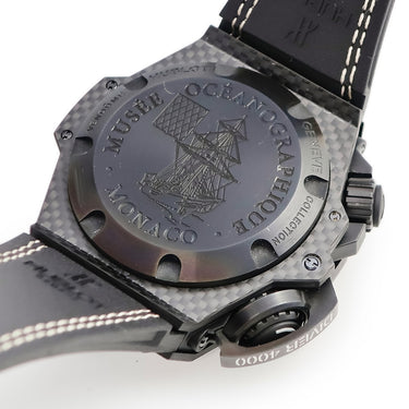 腕時計 ウブロ HUBLOT キングパワー オーシャノグラフィック 4000 オールカーボンデニム 731.QX.5190.GR 自動巻き メンズ デイト