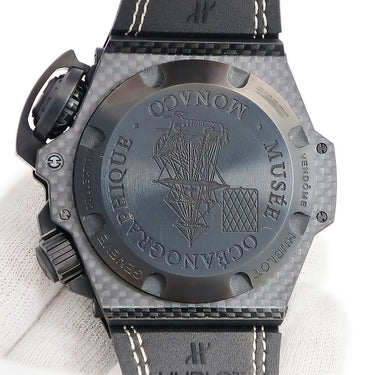 腕時計 ウブロ HUBLOT キングパワー オーシャノグラフィック 4000 オールカーボンデニム 731.QX.5190.GR 自動巻き メンズ デイト