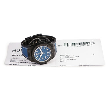 腕時計 ウブロ HUBLOT キングパワー オーシャノグラフィック 4000 オールカーボンデニム 731.QX.5190.GR 自動巻き メンズ デイト