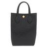 グッチ GUCCI GG スーパーミニバッグ 790133 ブラック レザー 2WAYバッグ ゴールド金具 黒 ハンドバッグ ショルダー