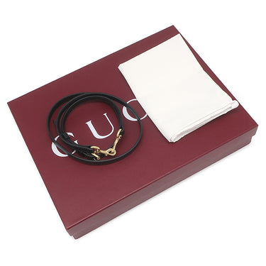 グッチ GUCCI GG スーパーミニバッグ 790133 ブラック レザー 2WAYバッグ ゴールド金具 黒 ハンドバッグ ショルダー