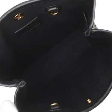 グッチ GUCCI GG スーパーミニバッグ 790133 ブラック レザー 2WAYバッグ ゴールド金具 黒 ハンドバッグ ショルダー