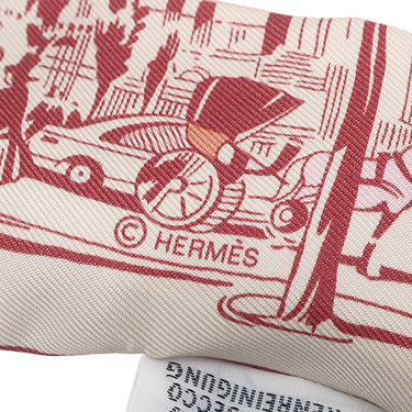 エルメス HERMES ツイリー H062910S クレーム×フランボワーズ×ブルー シルク スカーフ 新品 未使用 【ブールヴァールの陰から】