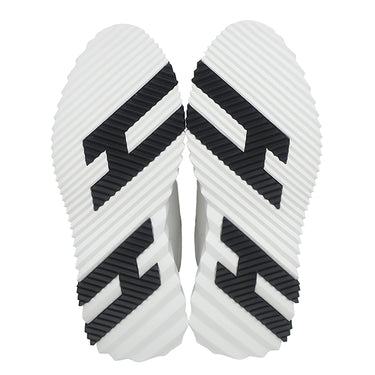 エルメス HERMES バウンシング H242810Z ホワイト カーフ シェーブルヴェロア #42 スニーカー 白×黒 新品 未使用