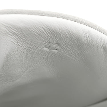 エルメス HERMES バウンシング H242810Z ホワイト カーフ シェーブルヴェロア #42 スニーカー 白×黒 新品 未使用