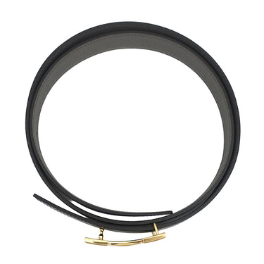 エルメス HERMES コンスタンスH #95 ブラック×エタン トゴ ボックスカーフ #95 ベルト ゴールド金具 新品 未使用 Hバックル リバーシブル キット 2025年製