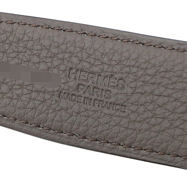 エルメス HERMES コンスタンスH #95 ブラック×エタン トゴ ボックスカーフ #95 ベルト ゴールド金具 新品 未使用 Hバックル リバーシブル キット 2025年製
