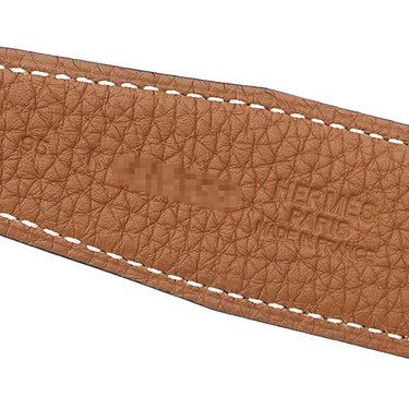 エルメス HERMES コンスタンスH #95 ブラック×ゴールド トゴ ボックスカーフ #95 ベルト シルバー金具 新品 未使用 Hバックル リバーシブル キット 2025年製