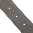 エルメス HERMES コンスタンスH #95 ブラック×エタン トゴ ボックスカーフ #95 ベルト シルバー金具 新品 未使用 Hバックル リバーシブル キット 2025年製