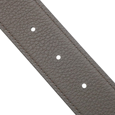 エルメス HERMES コンスタンスH #95 ブラック×エタン トゴ ボックスカーフ #95 ベルト シルバー金具 新品 未使用 Hバックル リバーシブル キット 2025年製