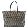 ゴヤール GOYARD サンルイPM STLOUIPMLTY01CL01P ブラック PVCコーティングキャンバス ゴヤールディンキャンバス シュヴロッシュカーフスキン トートバッグ ヘリンボーン リバーシブル