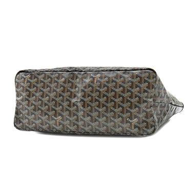 ゴヤール GOYARD サンルイPM STLOUIPMLTY01CL01P ブラック PVCコーティングキャンバス ゴヤールディンキャンバス シュヴロッシュカーフスキン トートバッグ ヘリンボーン リバーシブル