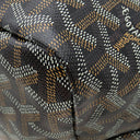 ゴヤール GOYARD サンルイPM STLOUIPMLTY01CL01P ブラック PVCコーティングキャンバス ゴヤールディンキャンバス シュヴロッシュカーフスキン トートバッグ ヘリンボーン リバーシブル