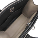 ルイヴィトン LOUIS VUITTON シティ スティーマーMM M54314 ノワール×ベージュ レザー ハンドバッグ シルバー金具 黒 ショルダーストラップ欠品