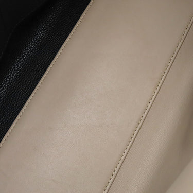 ルイヴィトン LOUIS VUITTON シティ スティーマーMM M54314 ノワール×ベージュ レザー ハンドバッグ シルバー金具 黒 ショルダーストラップ欠品