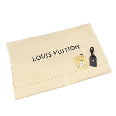 ルイヴィトン LOUIS VUITTON シティ スティーマーMM M54314 ノワール×ベージュ レザー ハンドバッグ シルバー金具 黒 ショルダーストラップ欠品