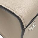 ルイヴィトン LOUIS VUITTON シティ スティーマーMM M54314 ノワール×ベージュ レザー ハンドバッグ シルバー金具 黒 ショルダーストラップ欠品