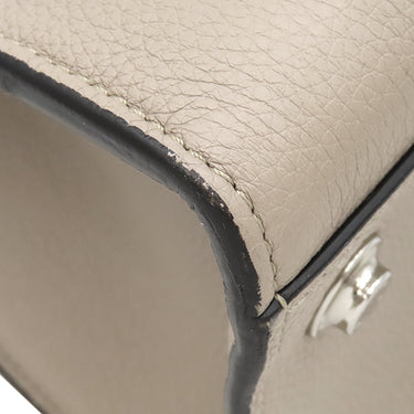ルイヴィトン LOUIS VUITTON シティ スティーマーMM M54314 ノワール×ベージュ レザー ハンドバッグ シルバー金具 黒 ショルダーストラップ欠品