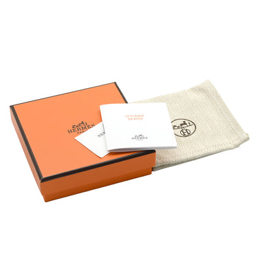 エルメス HERMES ミニ ケリードゥブルトゥール ナタ×ローズゴールド ヴォースイフト GP T2 ブレスレット PG金具 アイボリー 2重 2連 レザーブレス