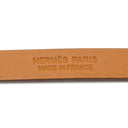 エルメス HERMES ミニ ケリードゥブルトゥール ナタ×ローズゴールド ヴォースイフト GP T2 ブレスレット PG金具 アイボリー 2重 2連 レザーブレス