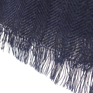 エルメス HERMES レクタングル マリン×シエル×フューシャ カシミヤ シルク ストール 【Et Gris Gris/エ グリグリ】