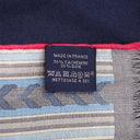 エルメス HERMES レクタングル マリン×シエル×フューシャ カシミヤ シルク ストール 【Et Gris Gris/エ グリグリ】