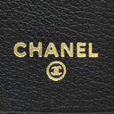 シャネル CHANEL カメリア ココマーク ブラック レザー キーケース ゴールド金具 黒 鍵入れ 6連 6本