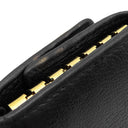 シャネル CHANEL カメリア ココマーク ブラック レザー キーケース ゴールド金具 黒 鍵入れ 6連 6本