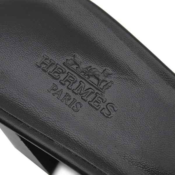 エルメス HERMES オアジス H232166Z ブラック×ホワイト カーフ #34