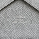 エルメス HERMES カルヴィ デュオ ブルーグラシエ ヴォーエプソン カードケース シルバー金具 新品 未使用 フラグメントケース 2025年製