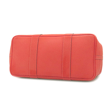 エルメス HERMES ガーデンパーティー PM ルージュピヴォワンヌ ネゴンダ トートバッグ シルバー金具 ハンドバッグ