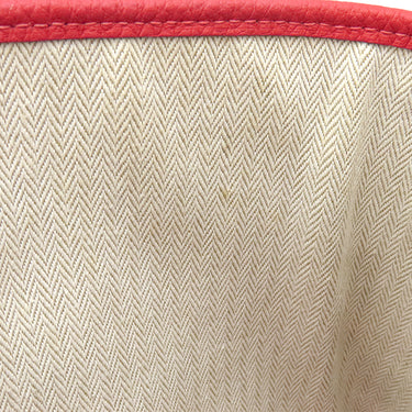 エルメス HERMES ガーデンパーティー PM ルージュピヴォワンヌ ネゴンダ トートバッグ シルバー金具 ハンドバッグ