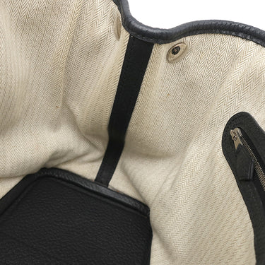 エルメス HERMES ガーデンパーティーTPM ブラック ネゴンダ トートバッグ シルバー金具 黒