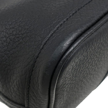 エルメス HERMES ガーデンパーティーTPM ブラック ネゴンダ トートバッグ シルバー金具 黒