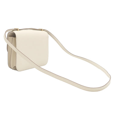 エルメス HERMES コンスタンス3 ミニ ミロワール クレ ヴォーエプソン ショルダーバッグ シャンパンゴールド金具 オフホワイト 2024年製